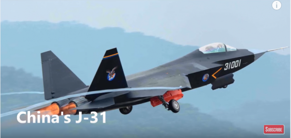 China's twin engine J-31 could replace the single-engine J-10 as a medium fighter. 