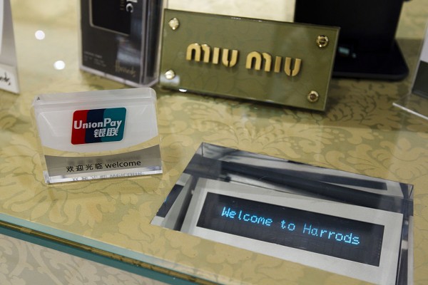 Harrods Customers Use UnionPay Debit Cards To Make Purchases