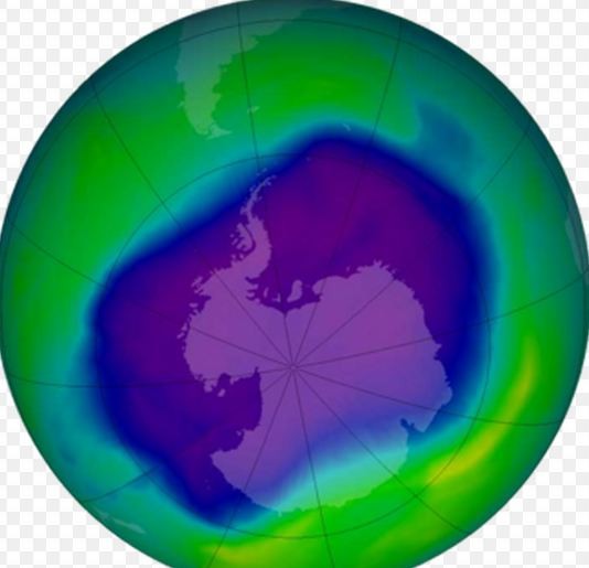 The largest ozone hole over the Antarctic