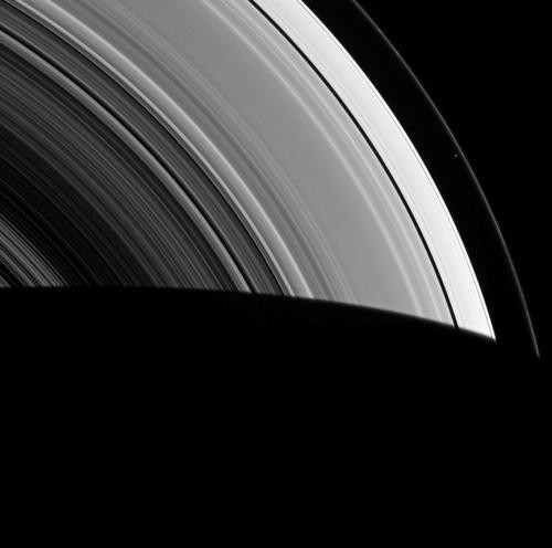 Saturnian ring system