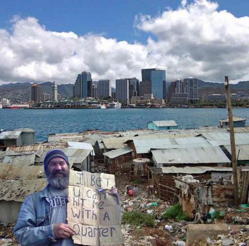 Honolulu initiates plans to round-up and relocate the homeless to a remotely located detainment camp.