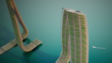 Floating vertical farms will soon be utilized in areas lacking sufficient farming space.