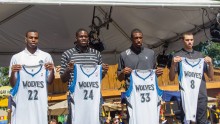 The newly acquired young guns of the Minnesota Timberwolves