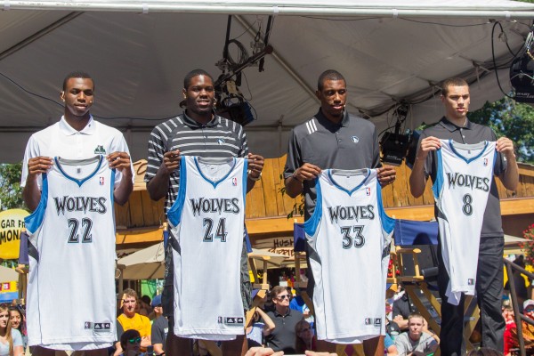 The newly acquired young guns of the Minnesota Timberwolves