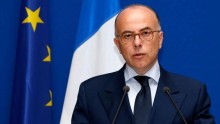 French Interior Minister Bernard Cazeneuve at a news conference at the Interior Ministry in Paris, June 1, 2014.