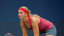 Sabine Lisicki outlasted 14th seed Lucie Safarova in three sets at the Wuhan Open in China