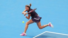 Petra Kvitova cruised to the third round at the Wuhan Open in China