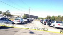 Scene at Birmingham, Ala. UPS facility following Tuesday shooting