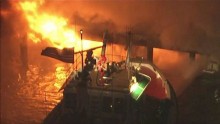 Port of Los Angeles catches fire