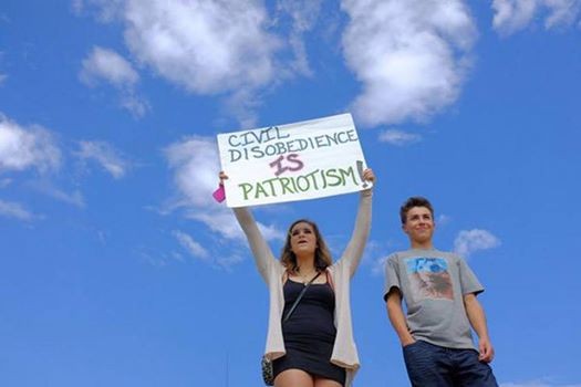 "Civil Disobedience is Patriotism"