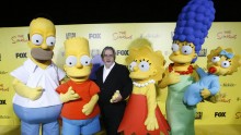 Creator Matt Groening with 