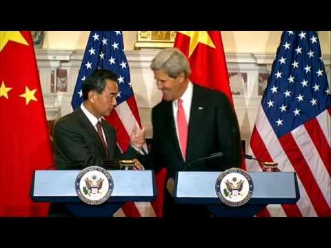 Wang Yi and John Kerry met at the State Department for a frank expression of views.