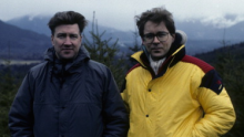 David Lynch, left, and Mark Frost, right; the guys behind 