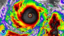 Satellite Imagery of Super Typhoon Vongfong
