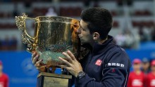 China Open champion Novak Djokovic continues his reign over China at the Shanghai Rolex Masters