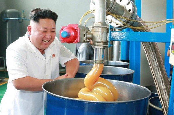 One of Kim Jong-un's last appearance before disappearing from public view: A trip to the Chonji Lubricant Factory.