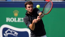 Gilles Simon stopped sixth seeded Tomas Berdych’s run at the Shanghai Rolex Masters in Beijing 