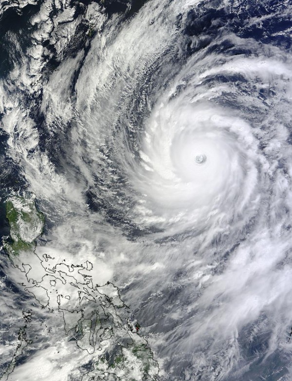 Super Typhoon Vongfong in the Philippine Sea