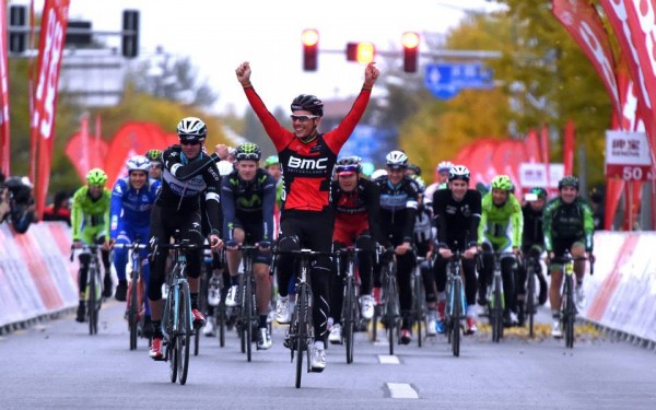 Philippe Gilbert wins the second stage of the Tour of Beijing