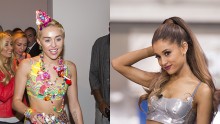 Miley Cyrus and Ariana Grande