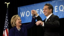 Andrew Cuomo and Hillary Clinton