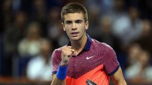 Croatian teen Borna Coric upset second seeded Rafael Nadal at the quarterfinals of the Swiss Open in Basel