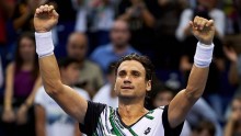 Top seeded David Ferrer defeated Thomaz Bellucci and has setup an Erste Bank Open Finals rematch against wild card entry Andy Murray at the semifinals of the Valencia Open 500 in Spain