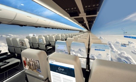 Windowless plane