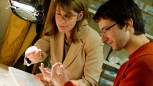 Biology professor Sara Helms Cahan and graduate student Michael Hermann, the study's co-leaders 