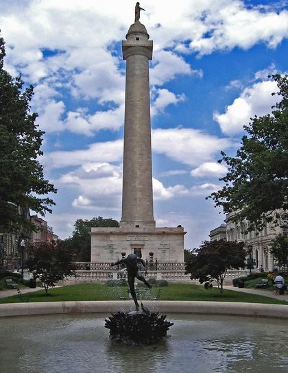 Washington Monument in Baltimore, MD