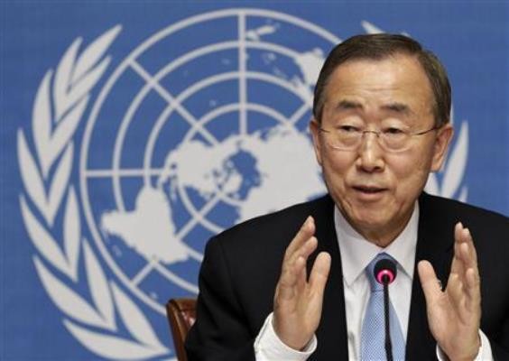 U.N. Secretary General Ban Ki-moon 