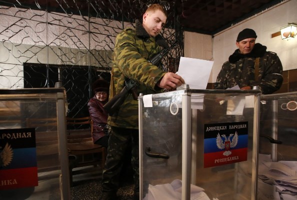 Voting in Eastern Ukraine