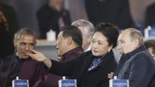 Vladimir Putin and Li Peng