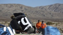 SpaceShipTwo wreckage