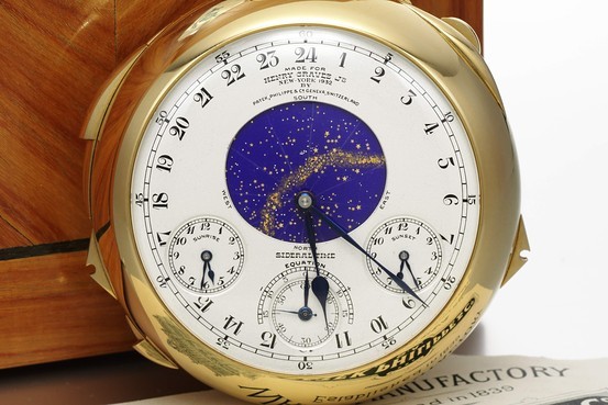 The Henry Graves Jr. Supercomplication, auctioned at Sotheby's, Geneva, on Tuesday.