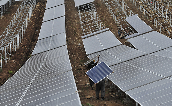 Solar panels in China