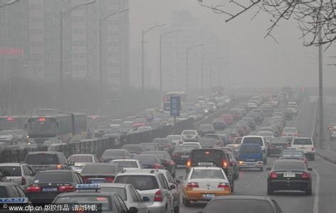 Heavy pollution in Bejing