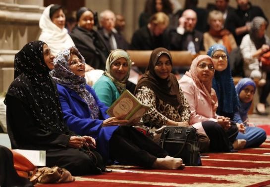The first Muslim Friday service was hosted by the Washington National Cathedral. Several conservative Christians protested against the gesture of the church.
