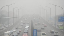 Serious air pollution in Bejing 