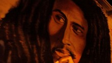 A portrait of Bob Marley