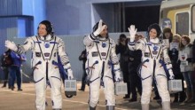 Three more astronauts now at the ISS