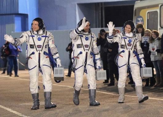 Three more astronauts now at the ISS