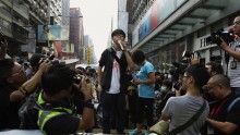 Hong Kong student pro-democracy leader Joshua Wong.