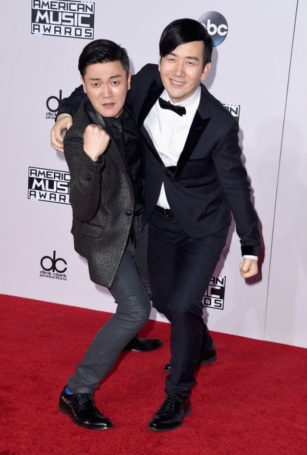 Chinese Duo Chopstick Brothers was in the American Music Awards