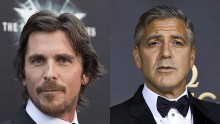 Christian Bale and George Clooney