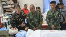 Vinciguerra under treatment at Philippine hospital