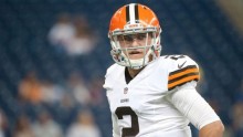 Johnny Football starts for the Cleveland Browns sunday against the Cincinnati Bengals