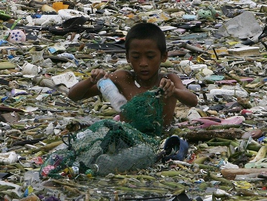 Plastic garbage