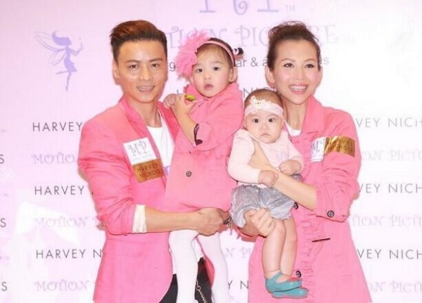 Ada Choi, her husband Max Zhang and their two daughters