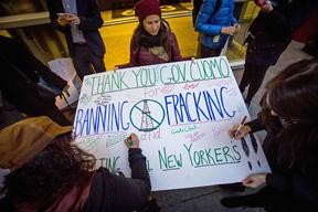Activists praising New York's fracking ban